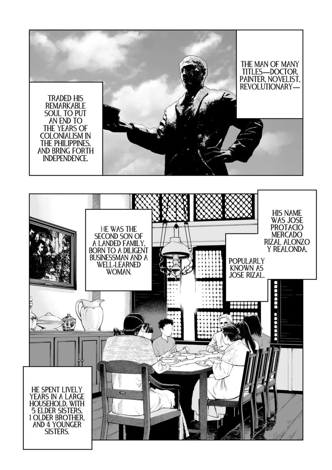 Read Jose Rizal chapter 1 image 5 on Lezhin