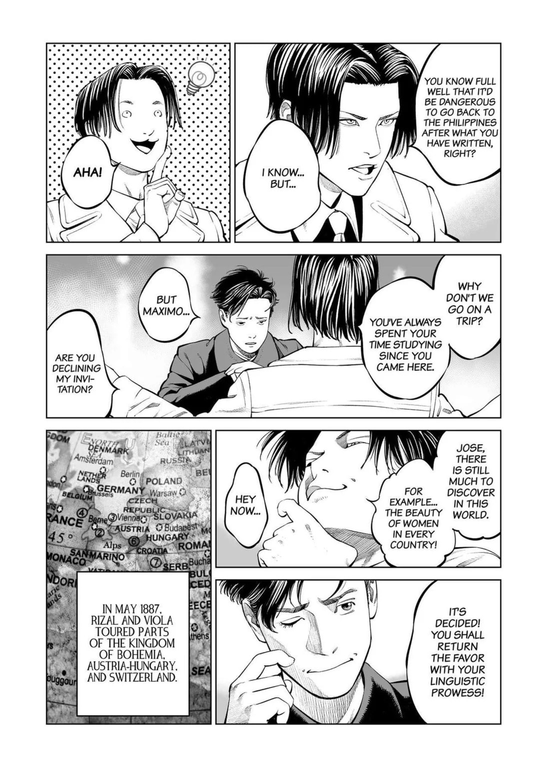 Read Jose Rizal chapter 5 image 1 on Lezhin