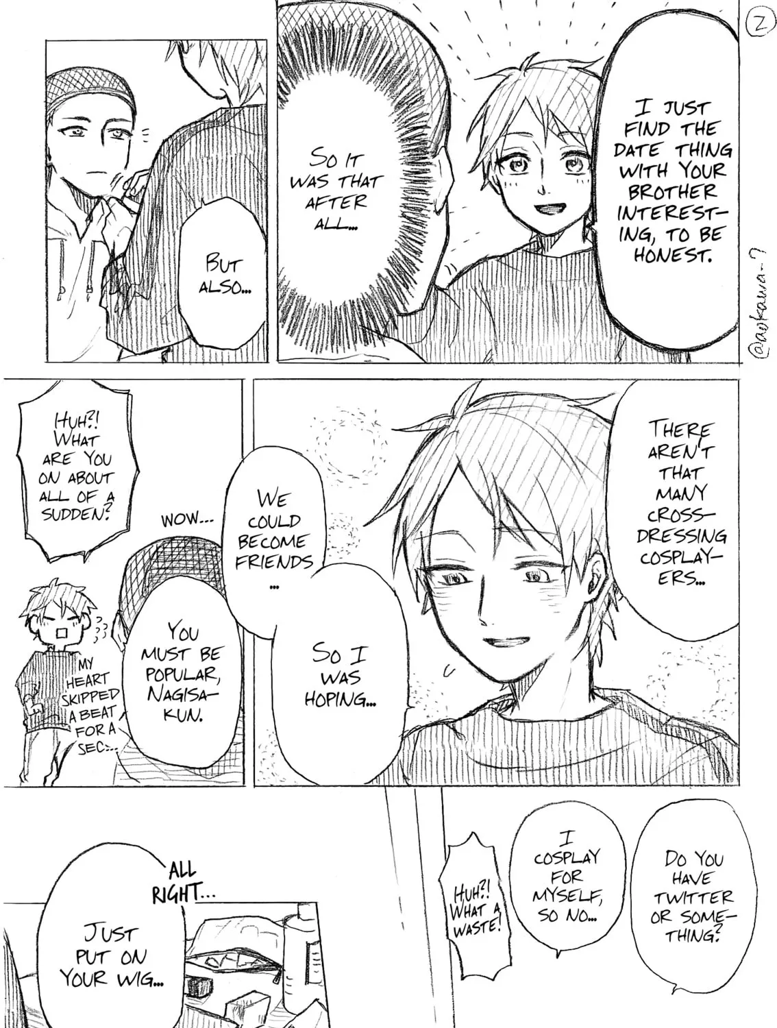 Read Josou Cosplayer & Younger Brother chapter 5.2 image 2 on Lezhin