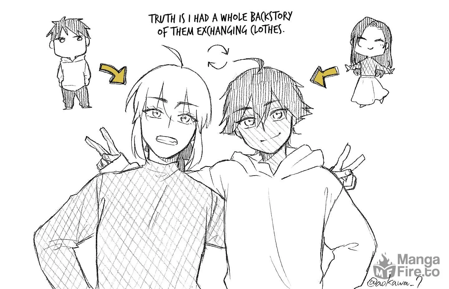 Read Josou Cosplayer & Younger Brother chapter 8.1 image 10 on Lezhin