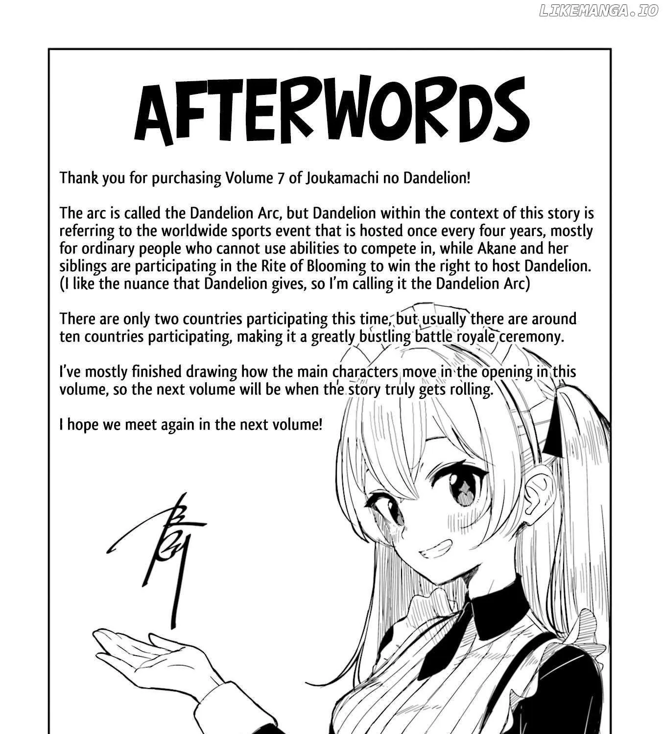 Read Joukamachi no Dandelion chapter 65 image 34 on Lezhin