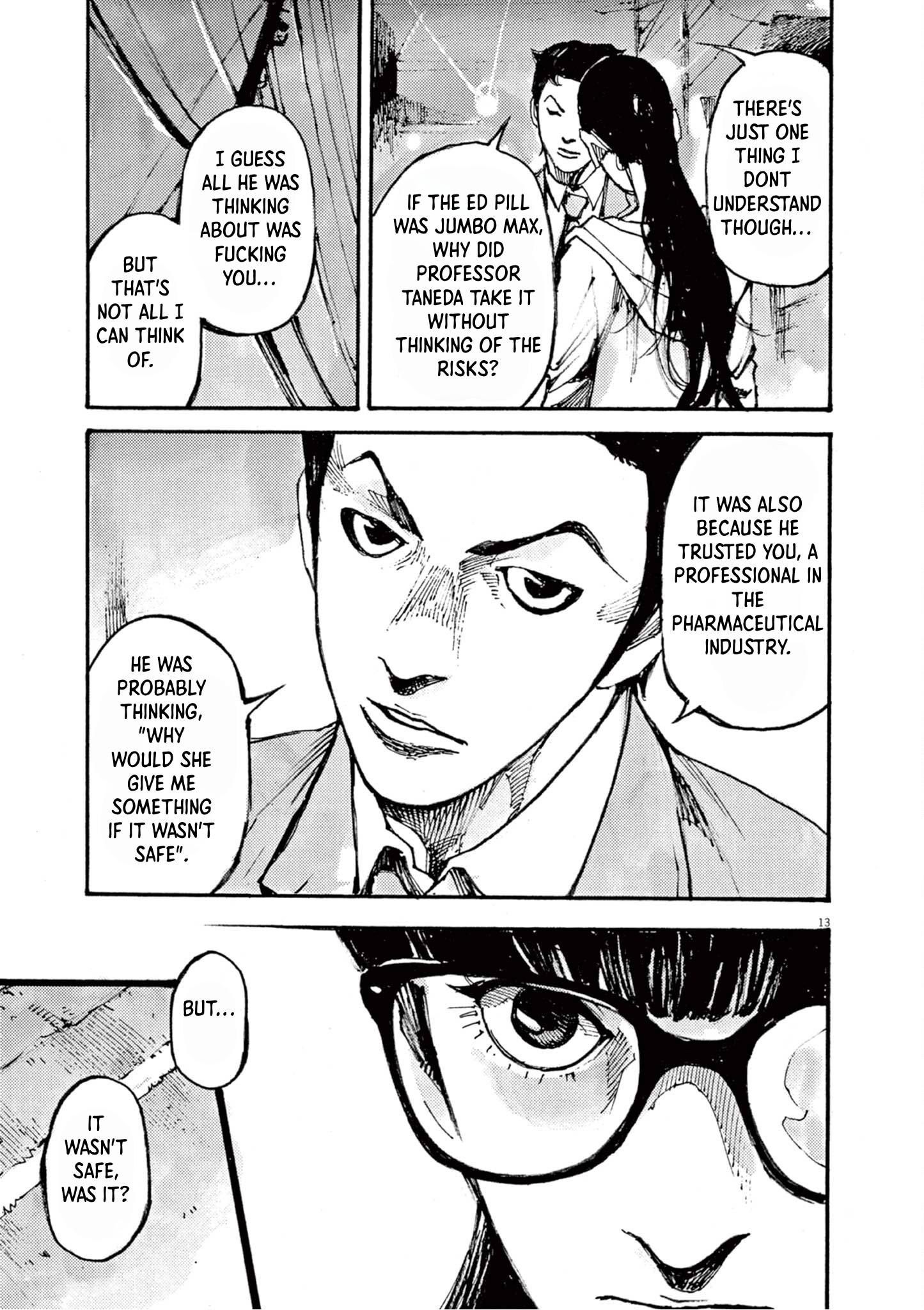 Read JUMBO MAX ~Hyper ED Illicit Drugmaker~ chapter 17 image 12 on Lezhin