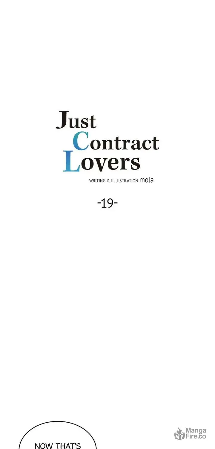 Read Just Contract Lovers chapter 19 image 9 on Lezhin