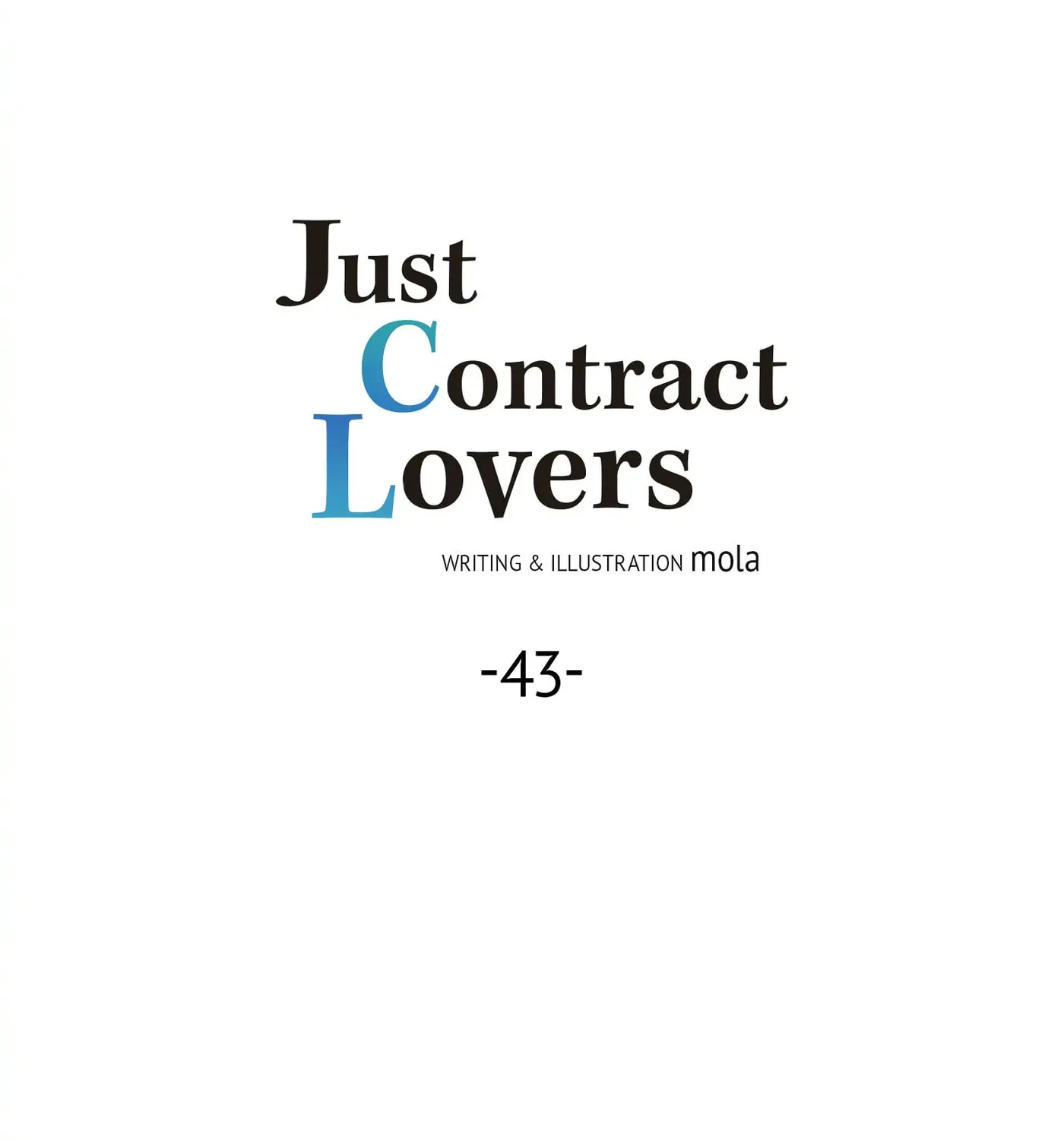 Read Just Contract Lovers chapter 43 image 1 on Lezhin