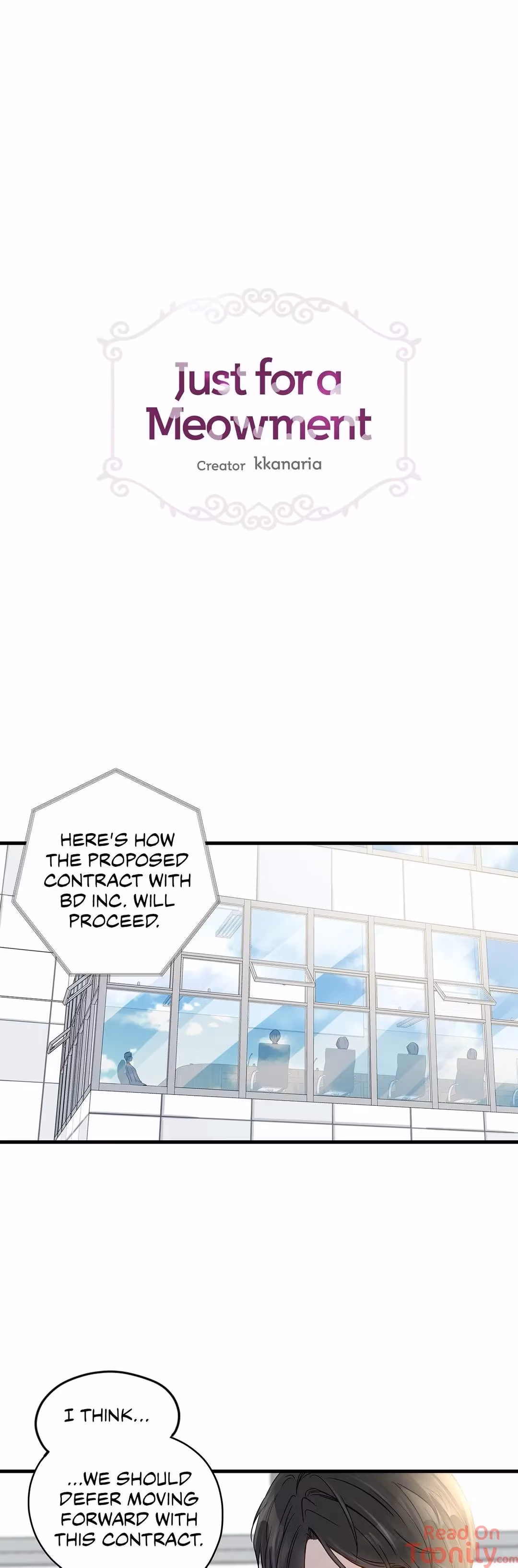 Just for a Meowment Chapter 10 page 1 - 