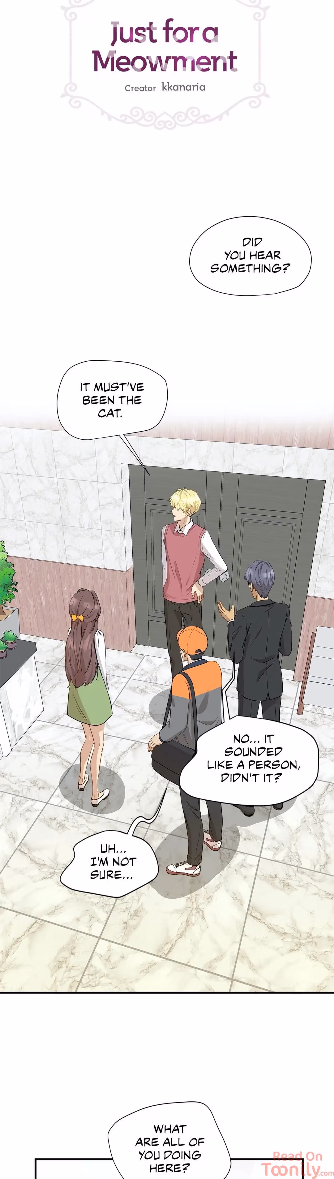 Just for a Meowment Chapter 12 page 3 - 