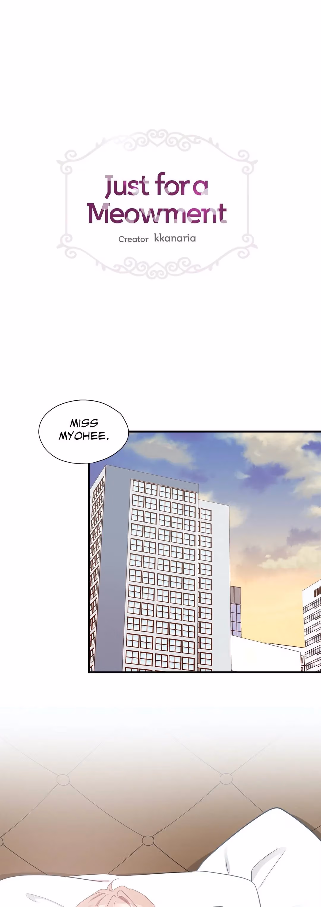 Just for a Meowment Chapter 14 page 1 - 