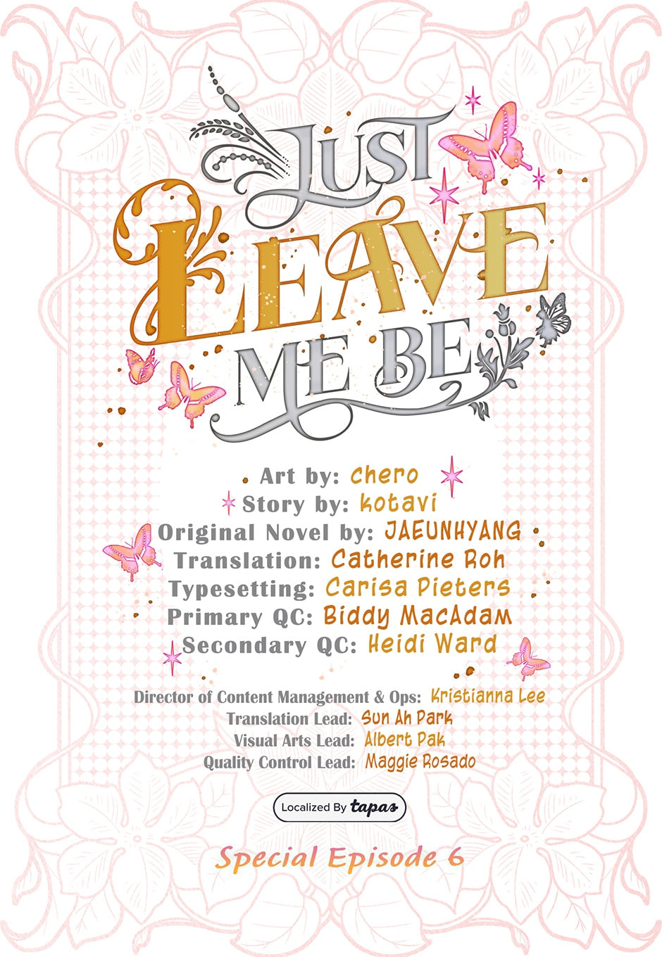 Read Just Leave Me Be chapter 126 image 1 on Lezhin