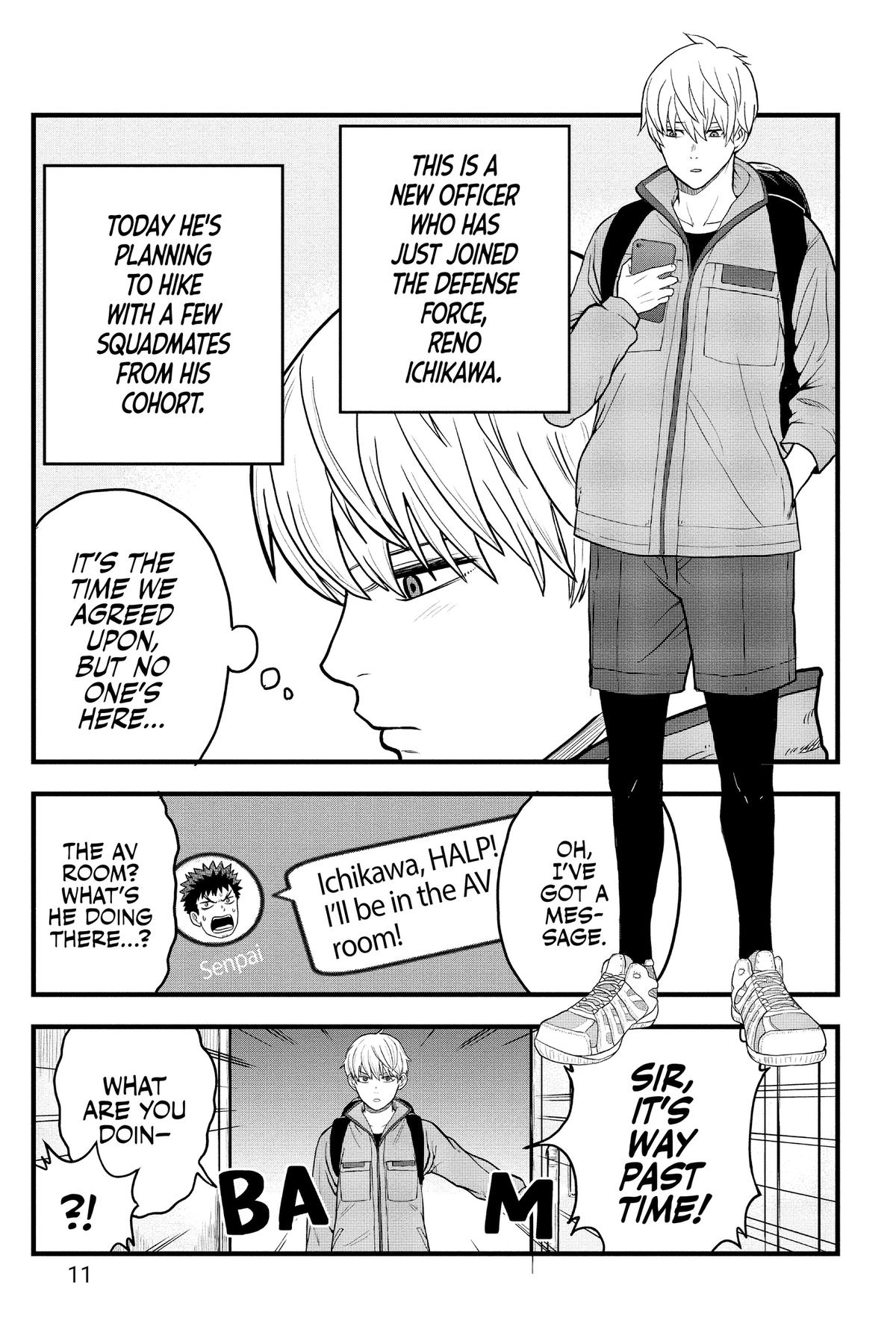 Read Kaiju No. 8: Relax chapter 1 image 11 on Lezhin