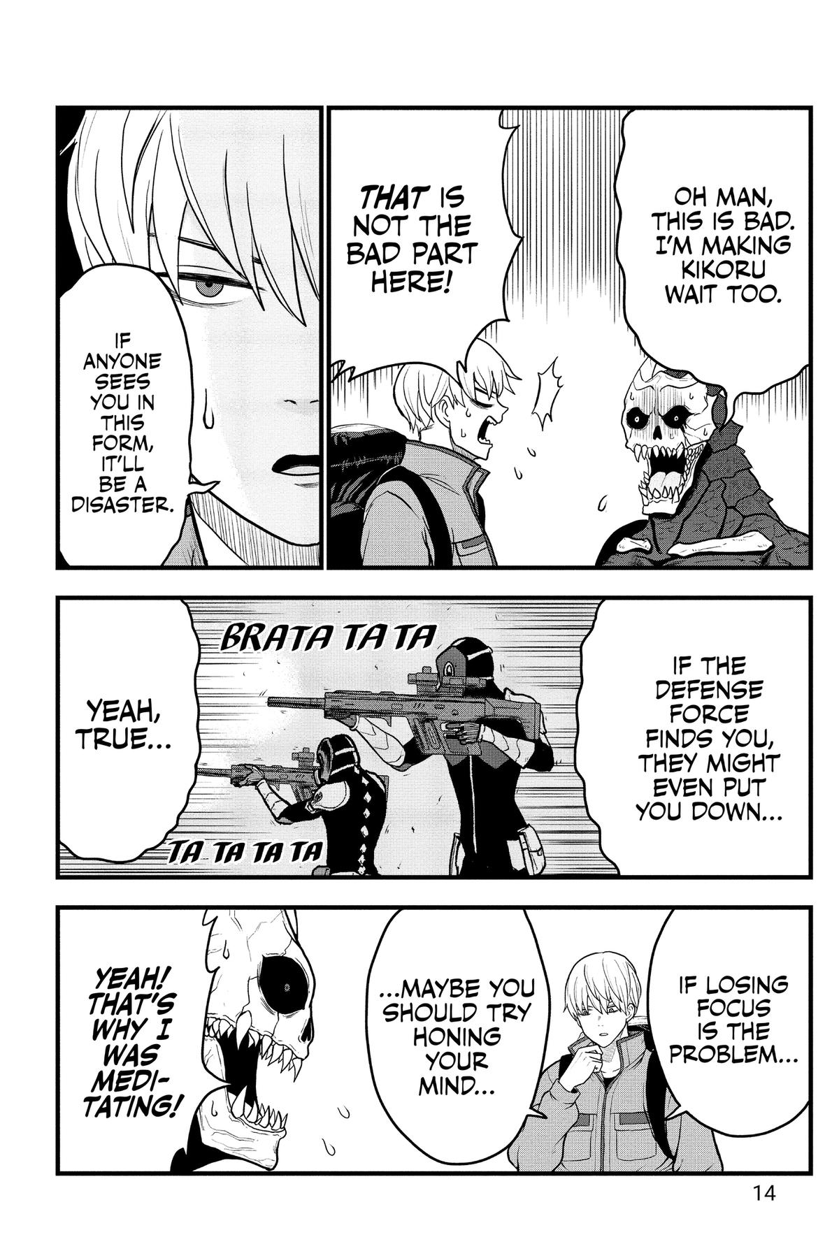 Read Kaiju No. 8: Relax chapter 1 image 14 on Lezhin