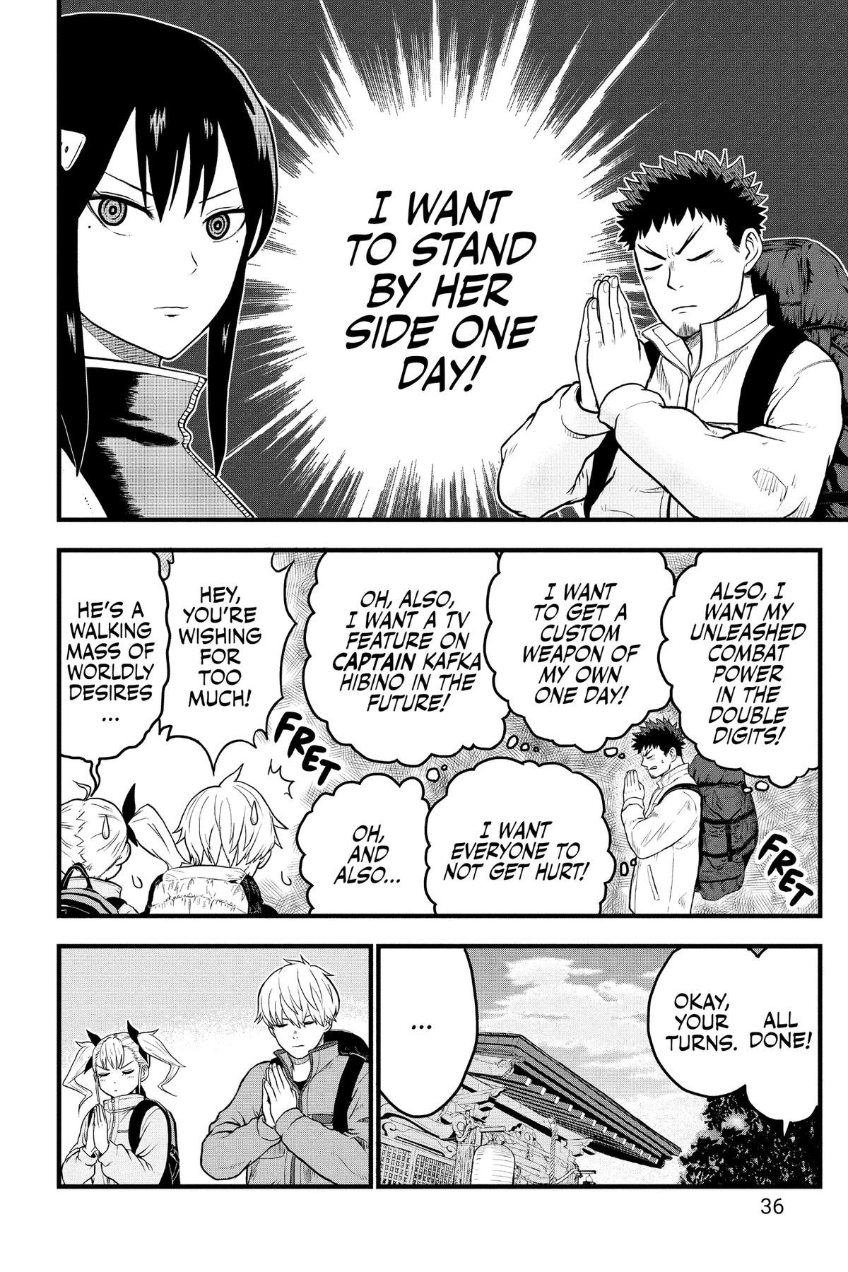 Read Kaiju No. 8: Relax chapter 1 image 36 on Lezhin
