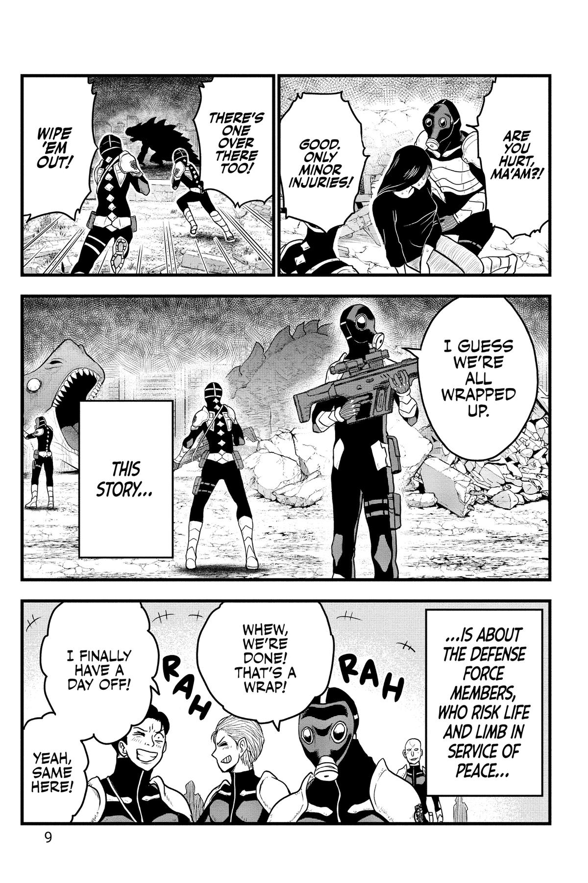 Read Kaiju No. 8: Relax chapter 1 image 9 on Lezhin