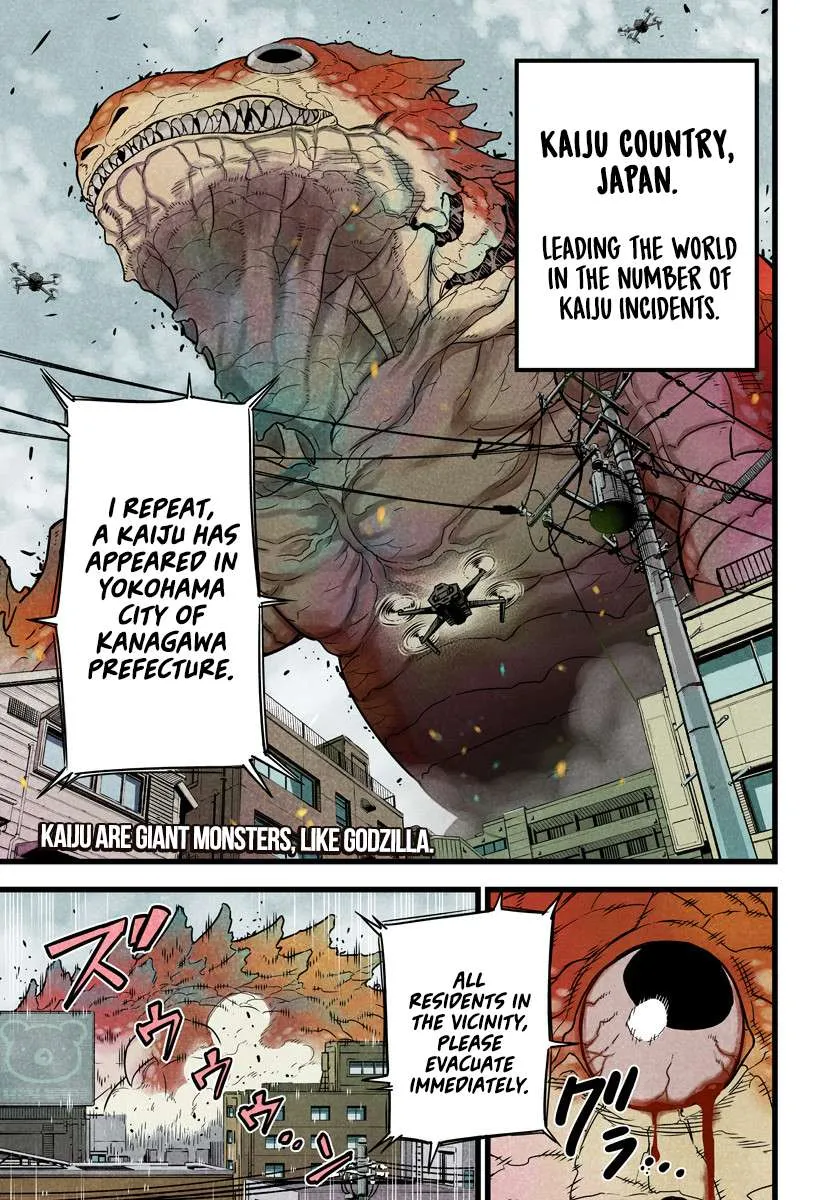 Read Kaiju No. 8 chapter 1.1 image 2 on Lezhin
