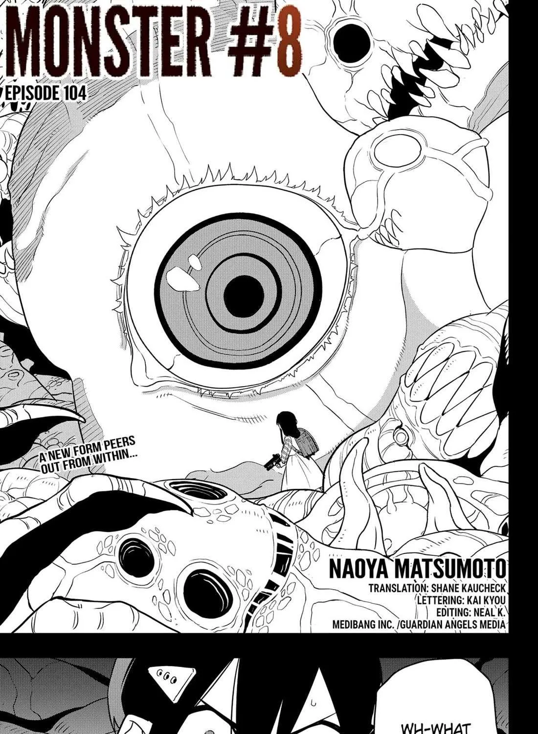 Read Kaiju No. 8 chapter 104 image 1 on Lezhin