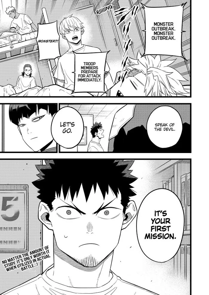 Read Kaiju No. 8 chapter 11 image 18 on Lezhin
