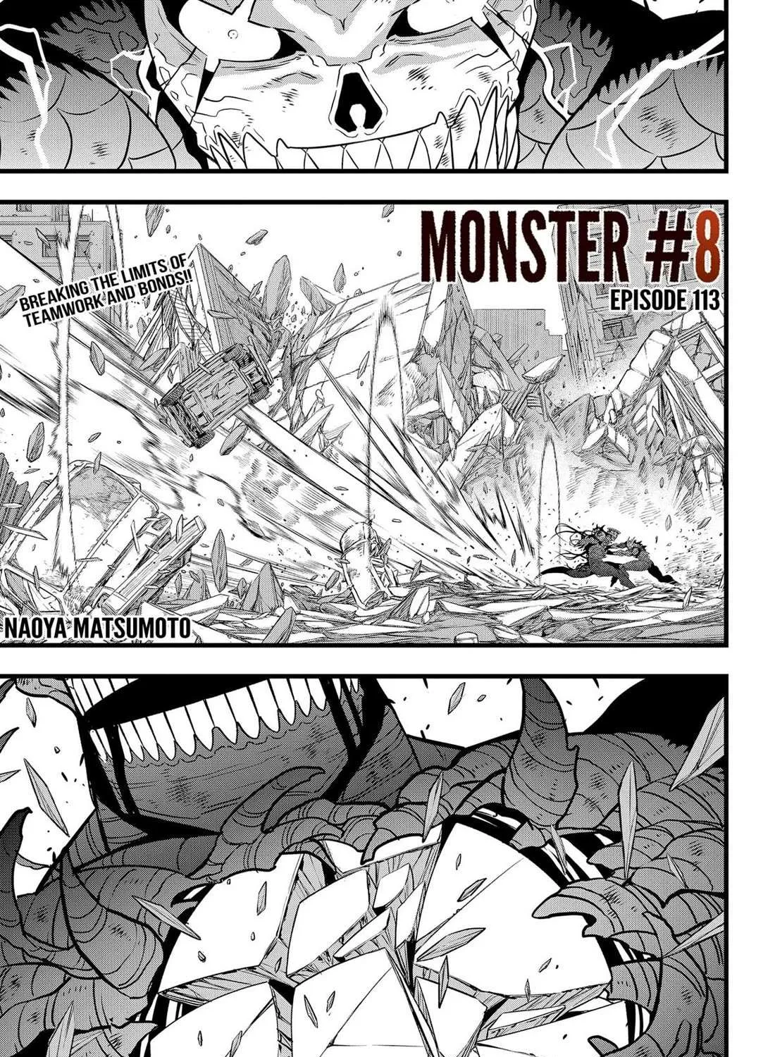Read Kaiju No. 8 chapter 113 image 1 on Lezhin