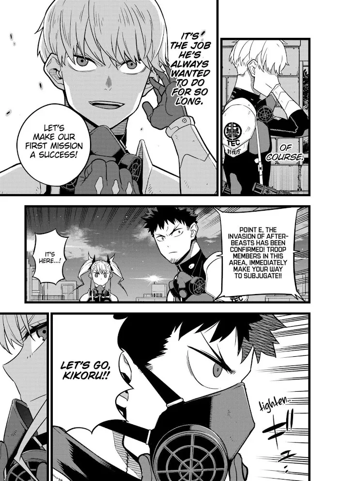 Read Kaiju No. 8 chapter 12 image 14 on Lezhin