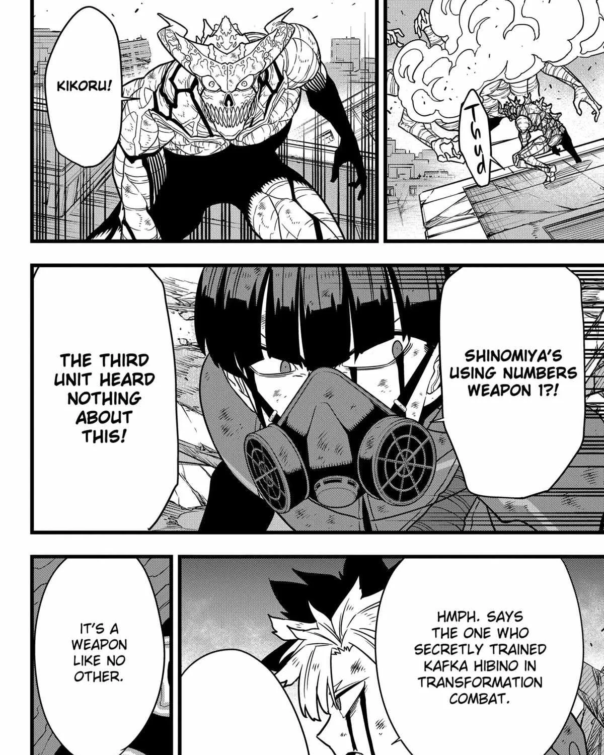 Read Kaiju No. 8 chapter 124 image 6 on Lezhin