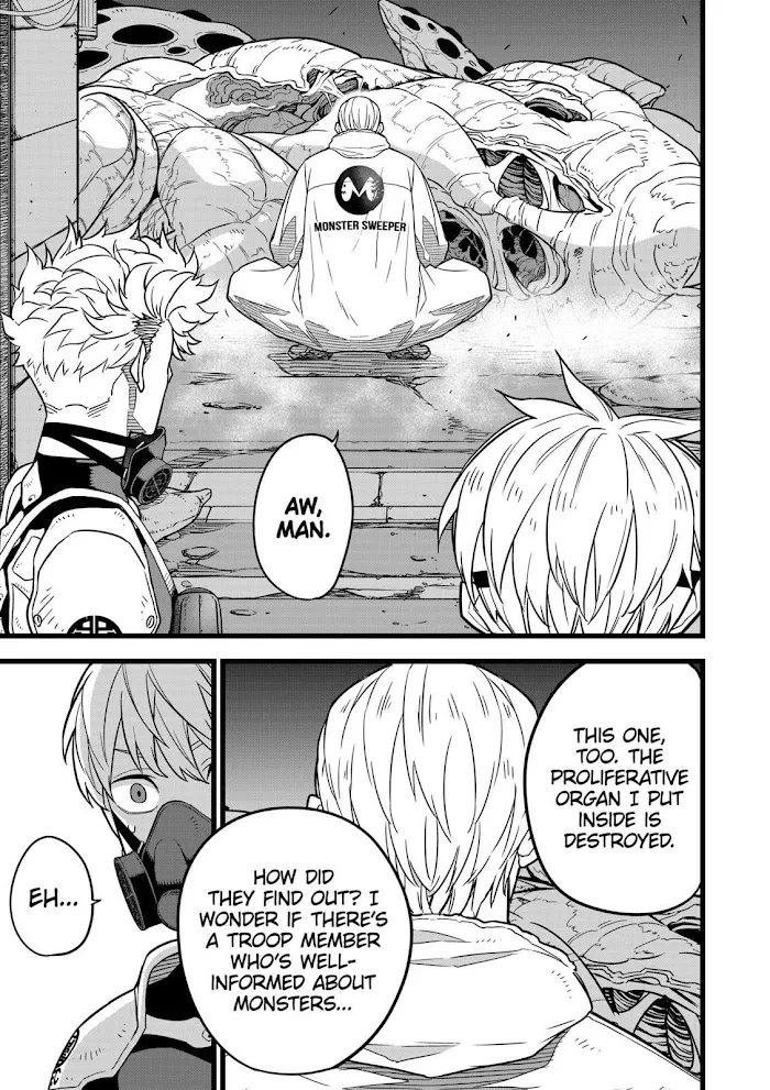 Read Kaiju No. 8 chapter 14 image 16 on Lezhin