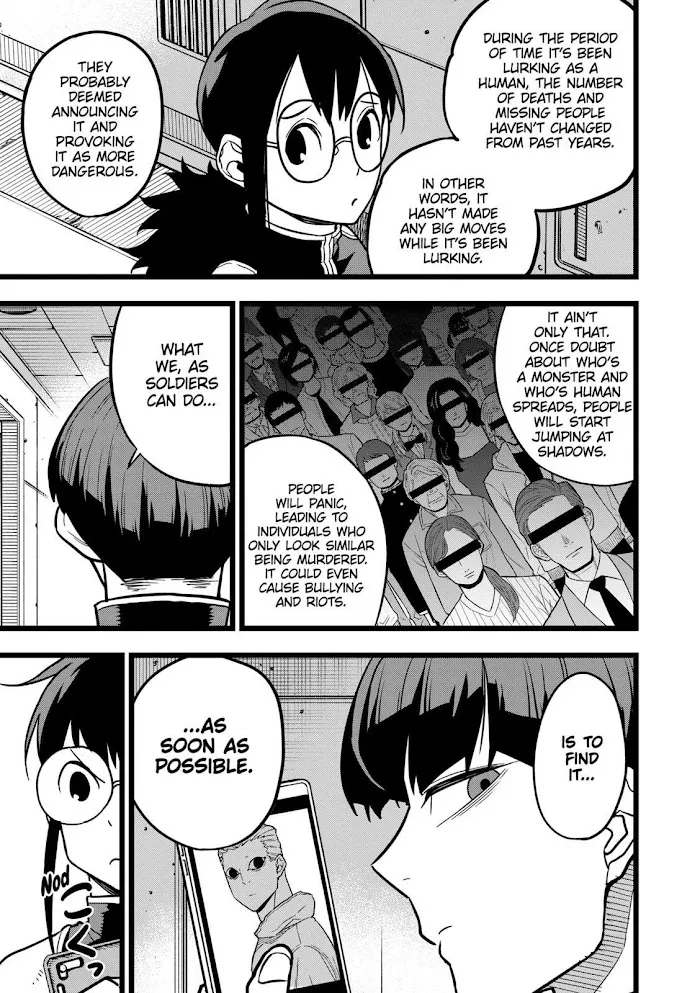 Read Kaiju No. 8 chapter 21 image 12 on Lezhin