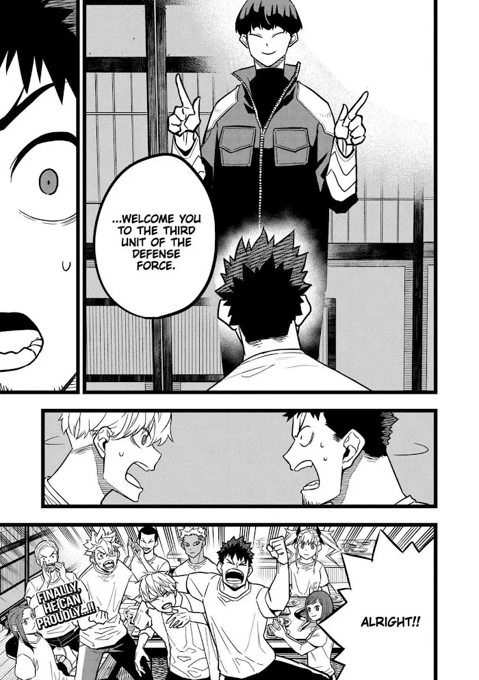 Read Kaiju No. 8 chapter 22 image 18 on Lezhin