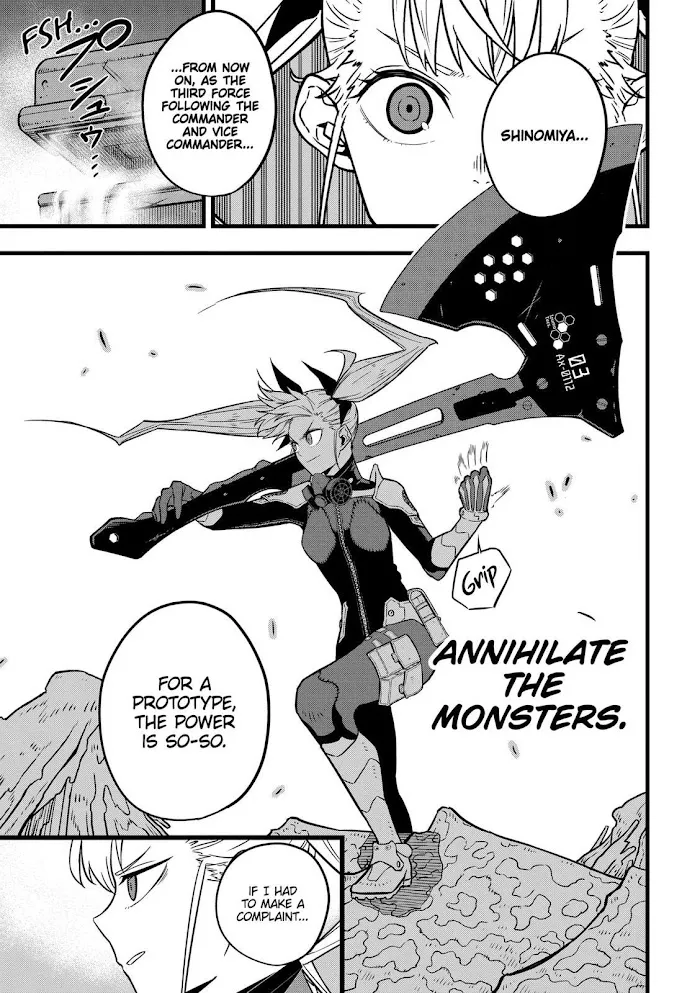 Read Kaiju No. 8 chapter 26 image 2 on Lezhin