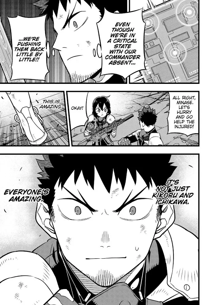 Read Kaiju No. 8 chapter 27 image 8 on Lezhin