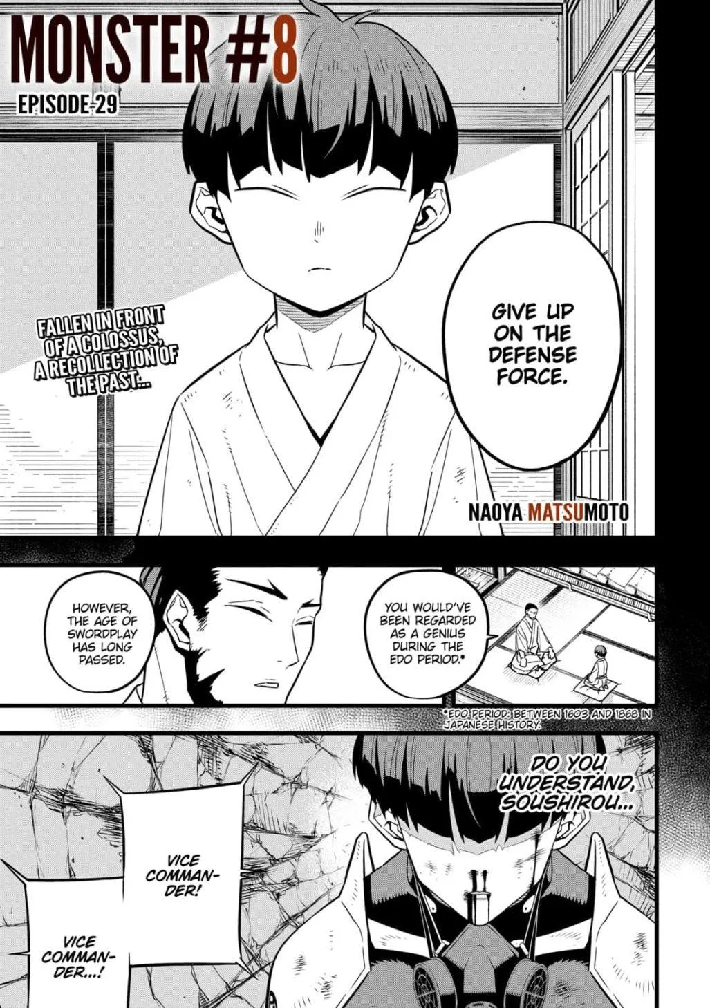 Read Kaiju No. 8 chapter 29 image 0 on Lezhin