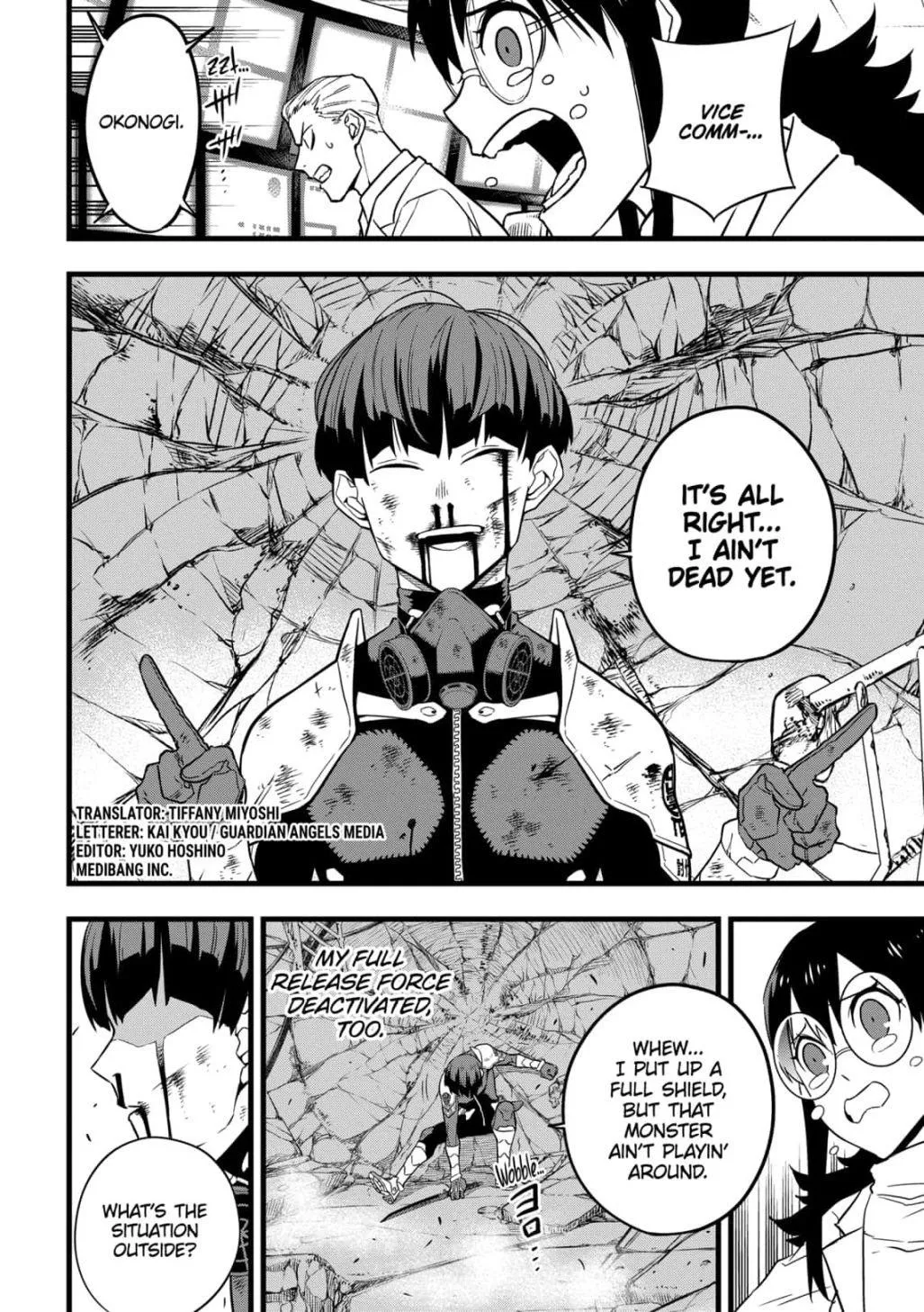 Read Kaiju No. 8 chapter 29 image 1 on Lezhin