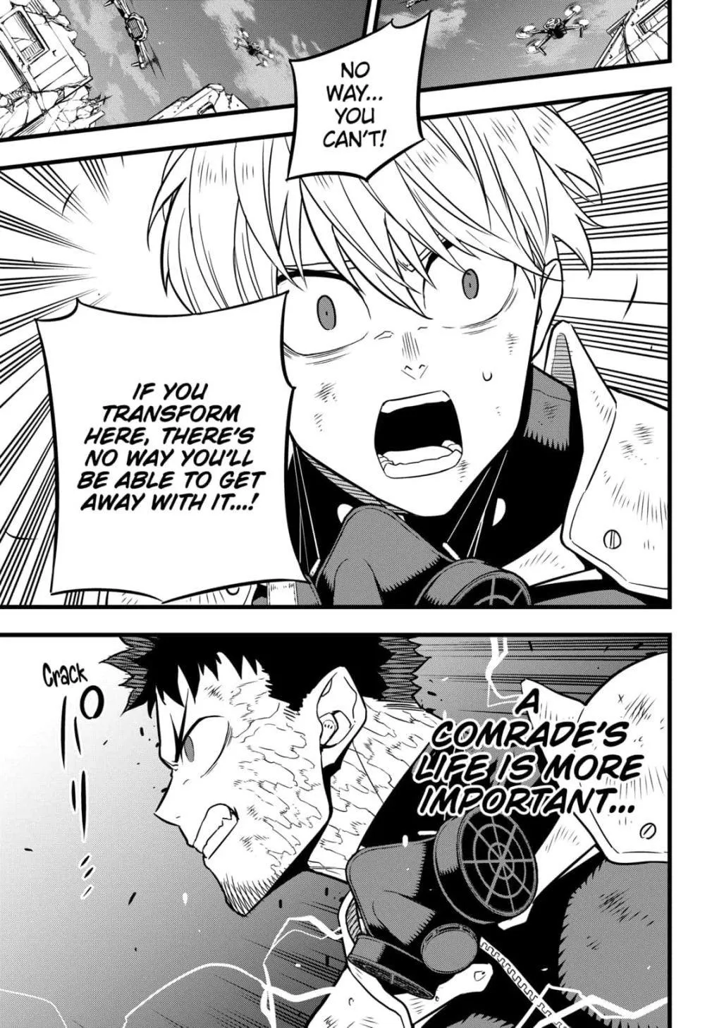 Read Kaiju No. 8 chapter 29 image 13 on Lezhin