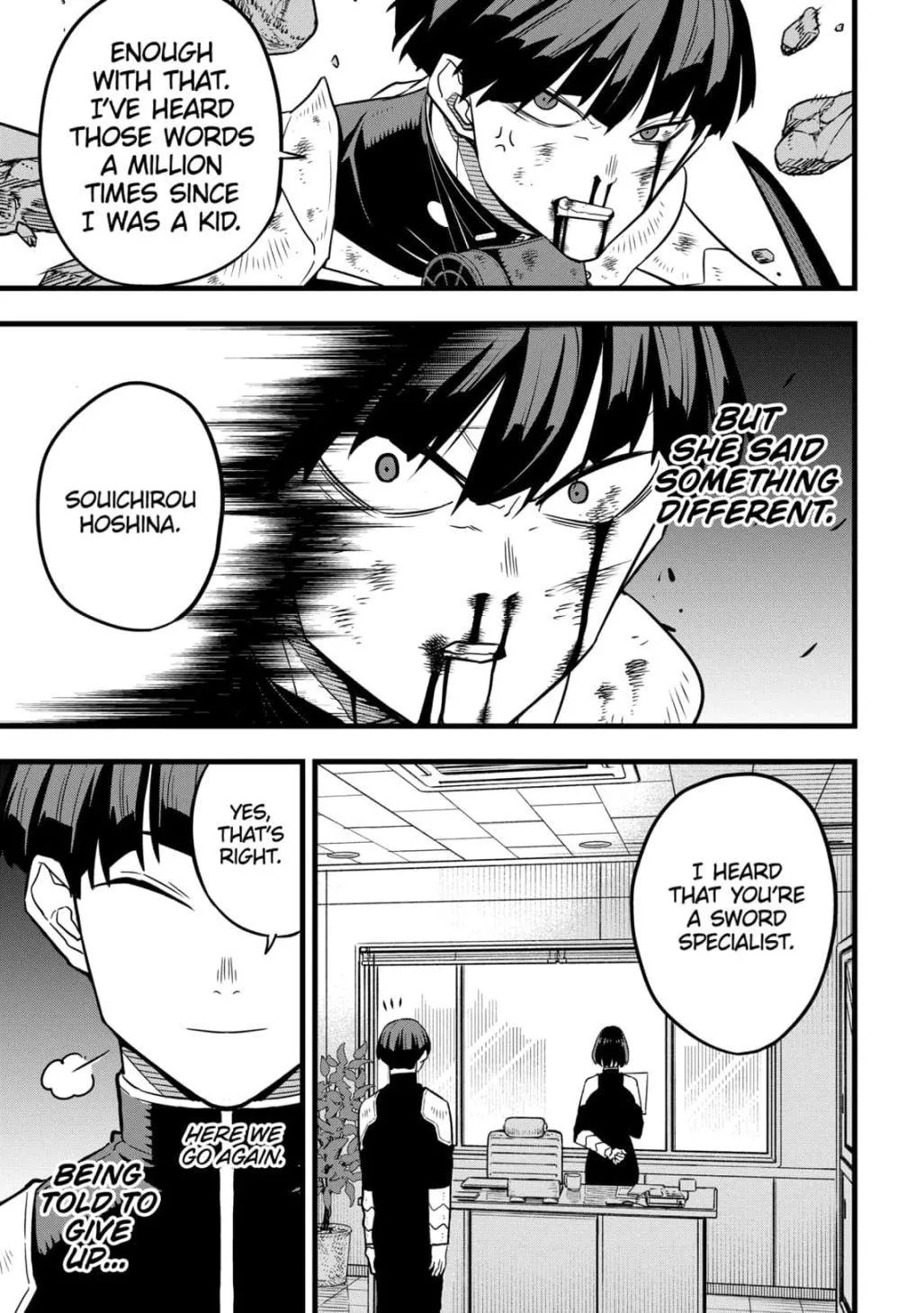 Read Kaiju No. 8 chapter 29 image 6 on Lezhin