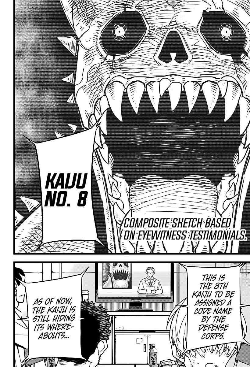 Read Kaiju No. 8 chapter 3 image 2 on Lezhin