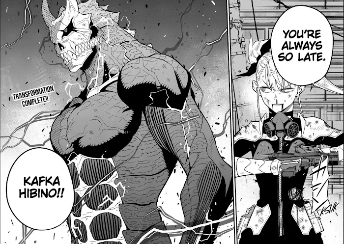 Read Kaiju No. 8 chapter 45 image 23 on Lezhin