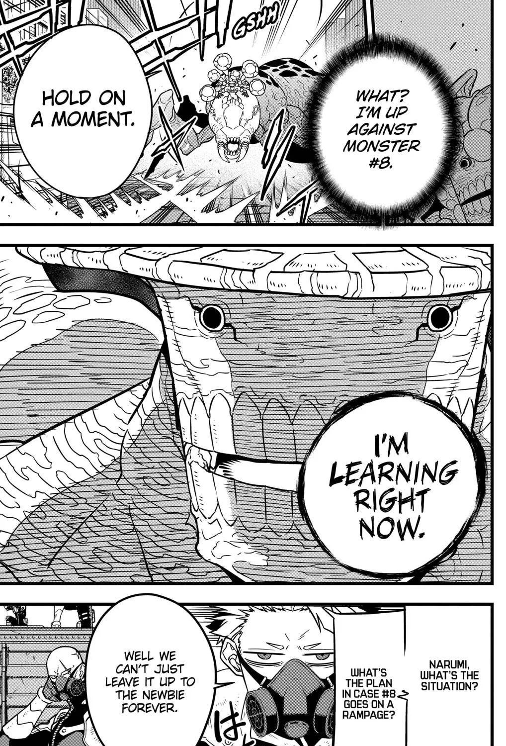 Read Kaiju No. 8 chapter 47 image 12 on Lezhin