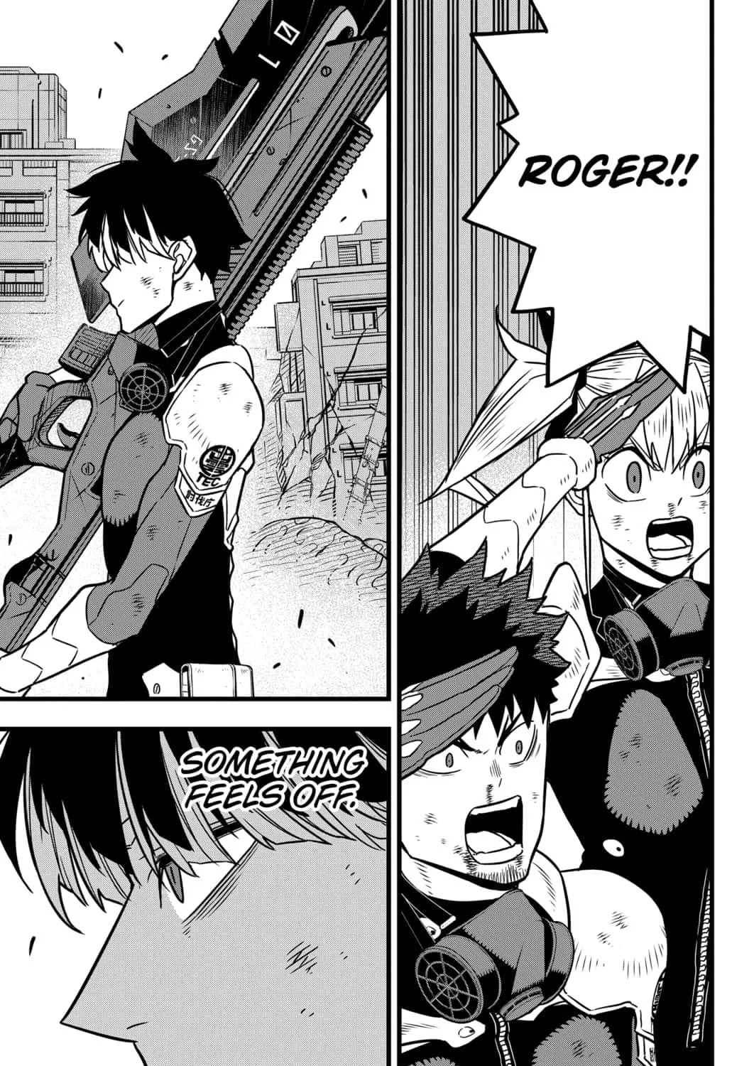 Read Kaiju No. 8 chapter 48 image 32 on Lezhin