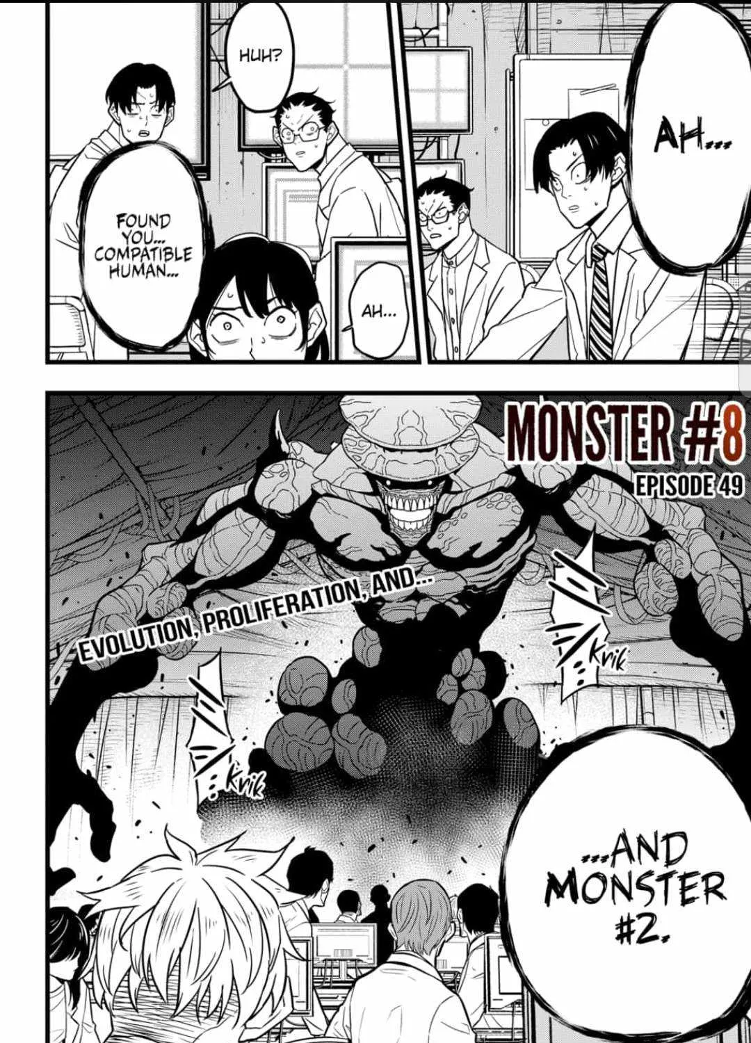 Read Kaiju No. 8 chapter 49 image 2 on Lezhin