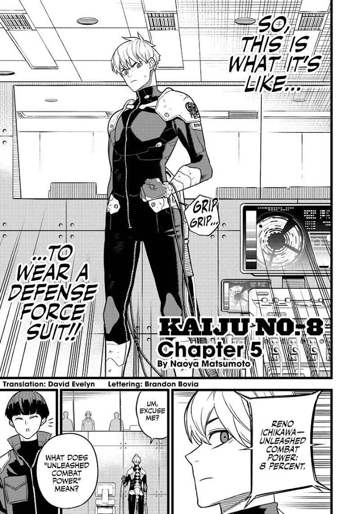 Read Kaiju No. 8 chapter 5 image 2 on Lezhin