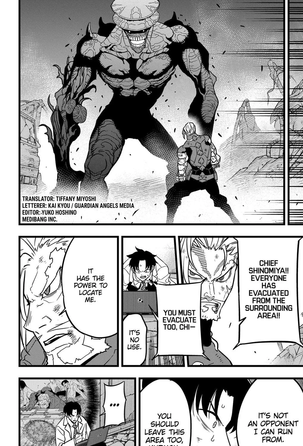 Read Kaiju No. 8 chapter 50 image 2 on Lezhin