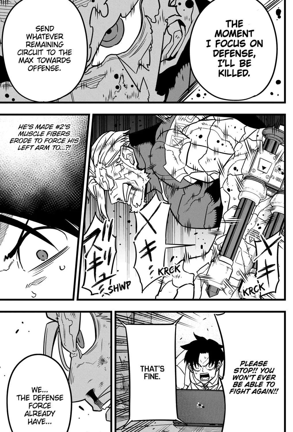 Read Kaiju No. 8 chapter 50 image 24 on Lezhin