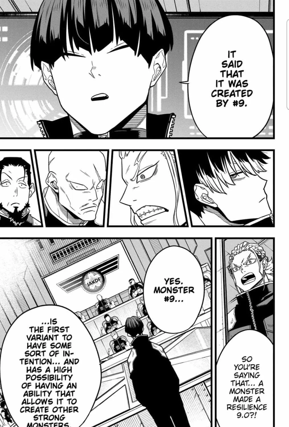 Read Kaiju No. 8 chapter 57 image 33 on Lezhin