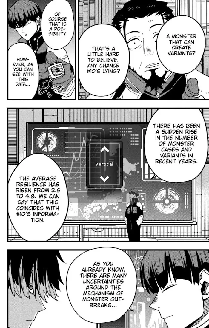 Read Kaiju No. 8 chapter 58 image 1 on Lezhin