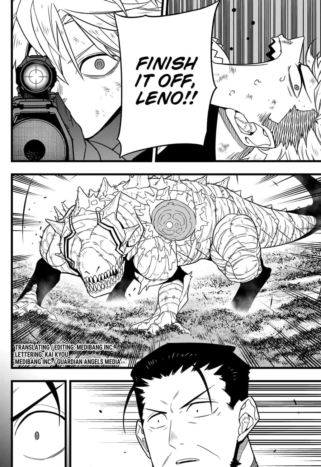 Read Kaiju No. 8 chapter 64 image 2 on Lezhin