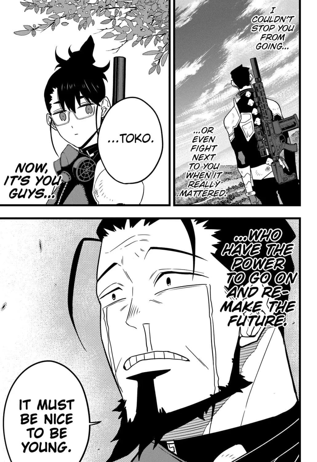Read Kaiju No. 8 chapter 64 image 22 on Lezhin