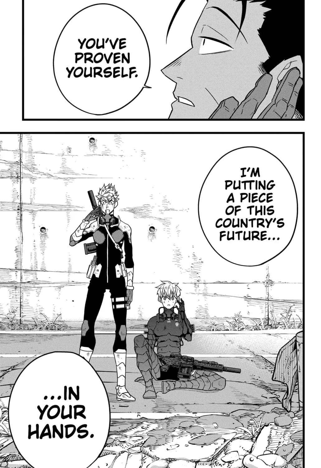 Read Kaiju No. 8 chapter 64 image 24 on Lezhin