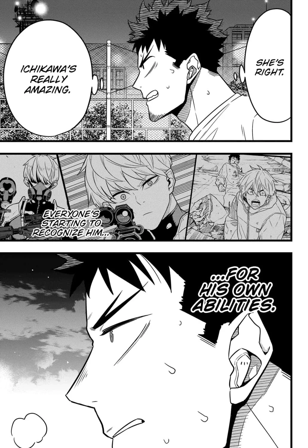 Read Kaiju No. 8 chapter 65 image 12 on Lezhin