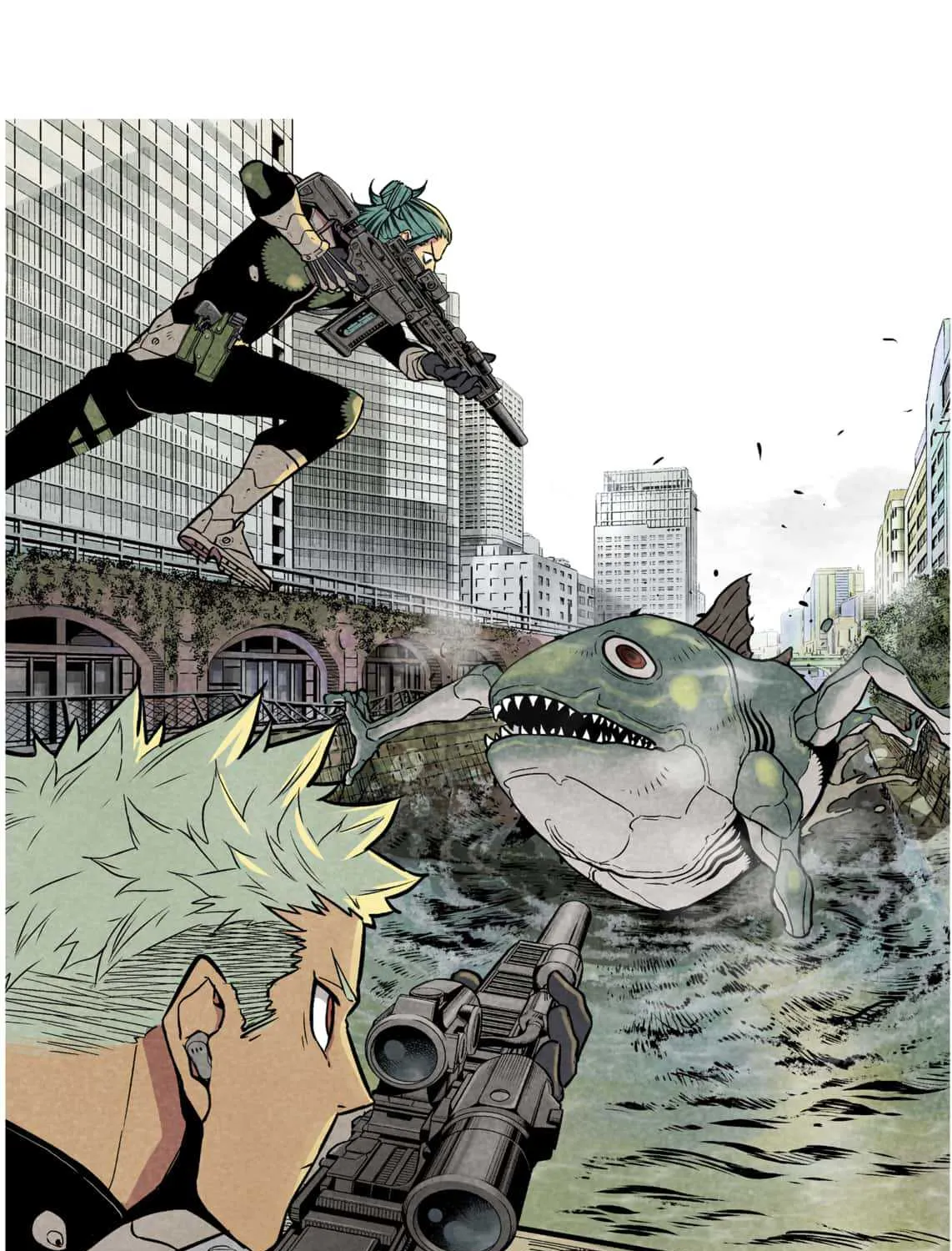 Read Kaiju No. 8 chapter 71.1 image 2 on Lezhin