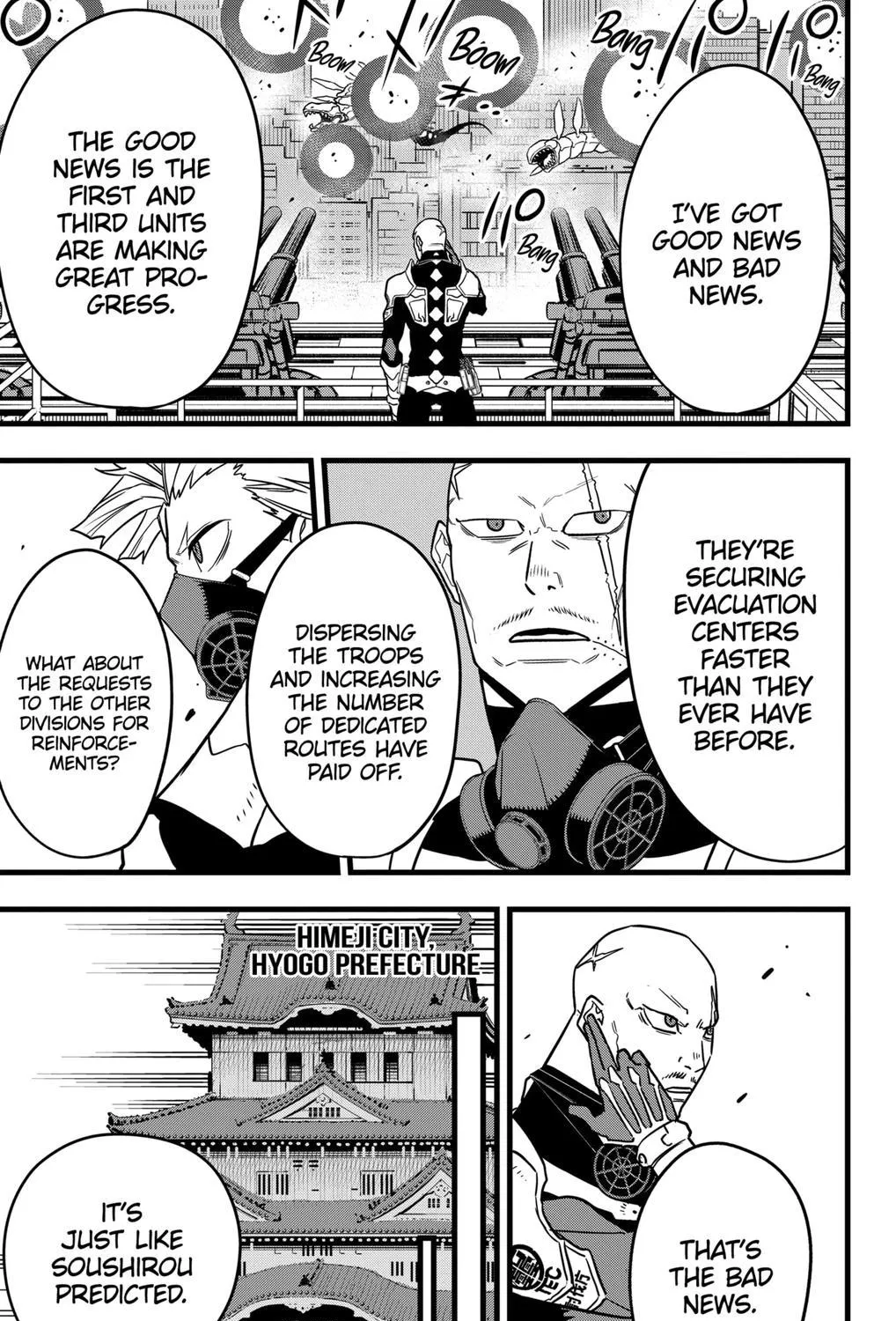 Read Kaiju No. 8 chapter 71 image 14 on Lezhin