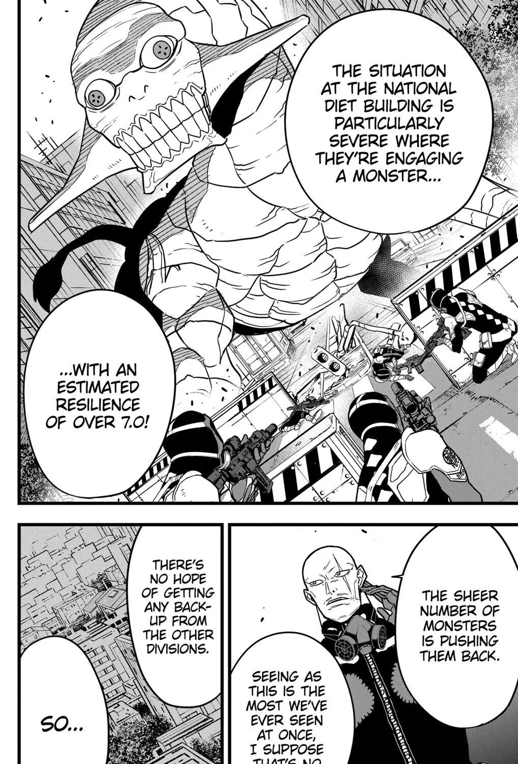 Read Kaiju No. 8 chapter 71 image 24 on Lezhin