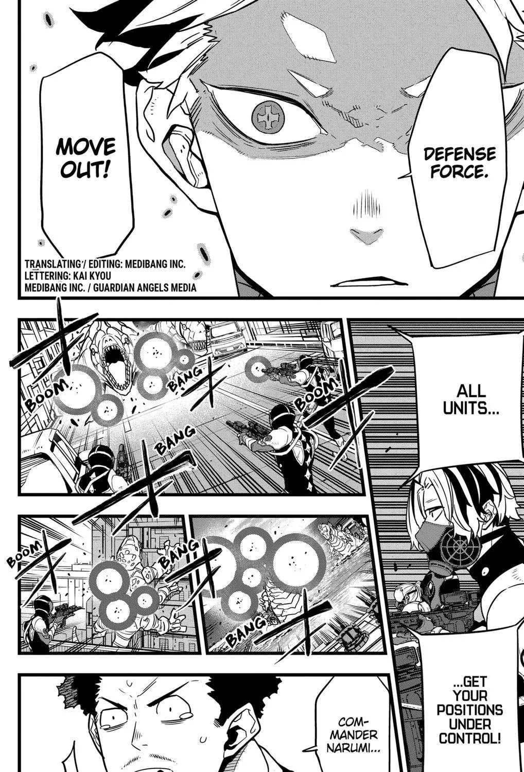 Read Kaiju No. 8 chapter 71 image 3 on Lezhin