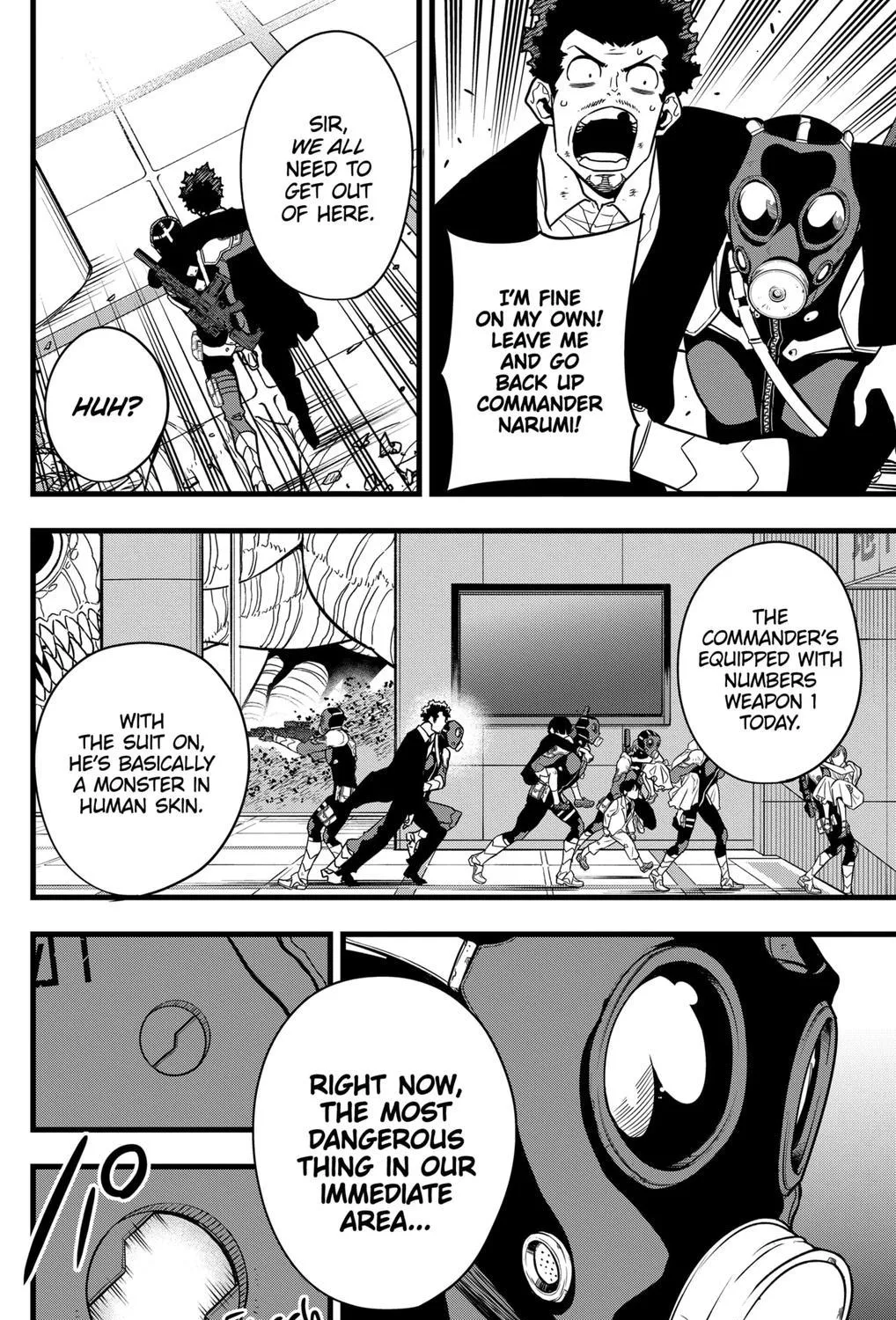 Read Kaiju No. 8 chapter 71 image 7 on Lezhin